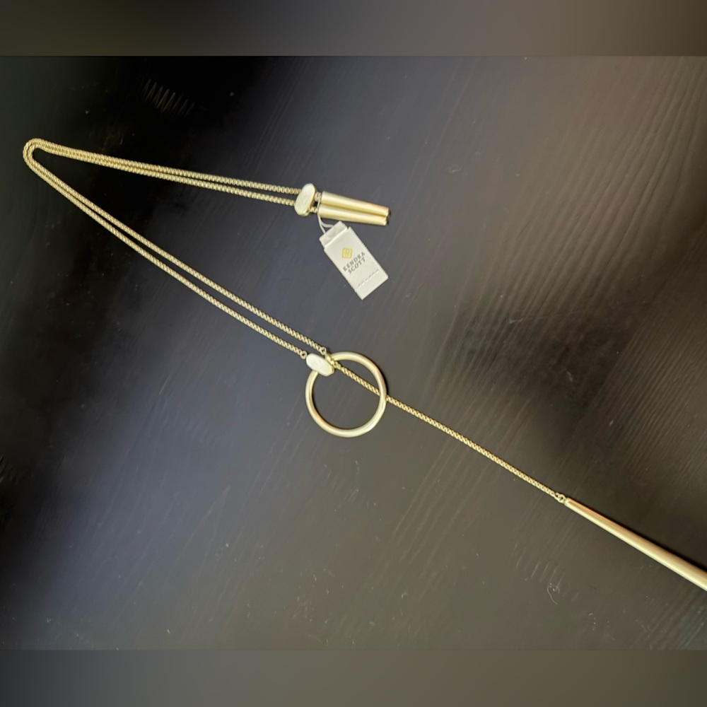 Kendra Scott Gold Tegan Necklace - Picture 3 of 3